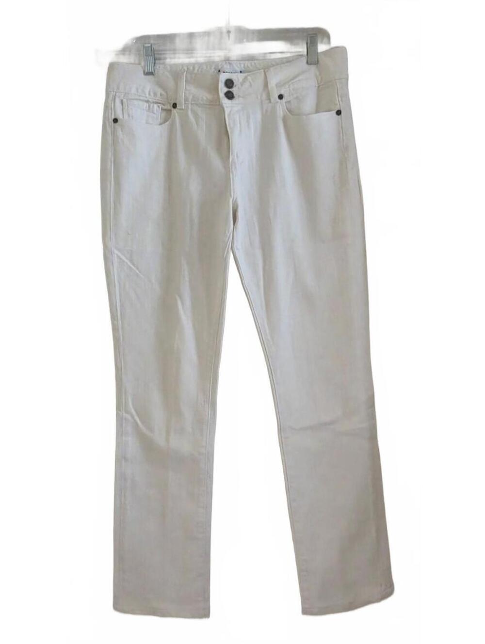 Paige White Denim Jeans Size 31 Straight Fit